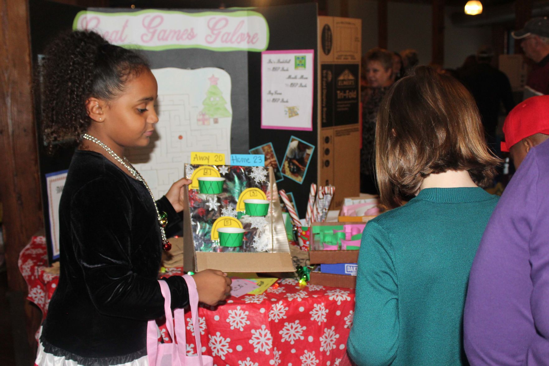 Abrianna Mitchell makes a sell